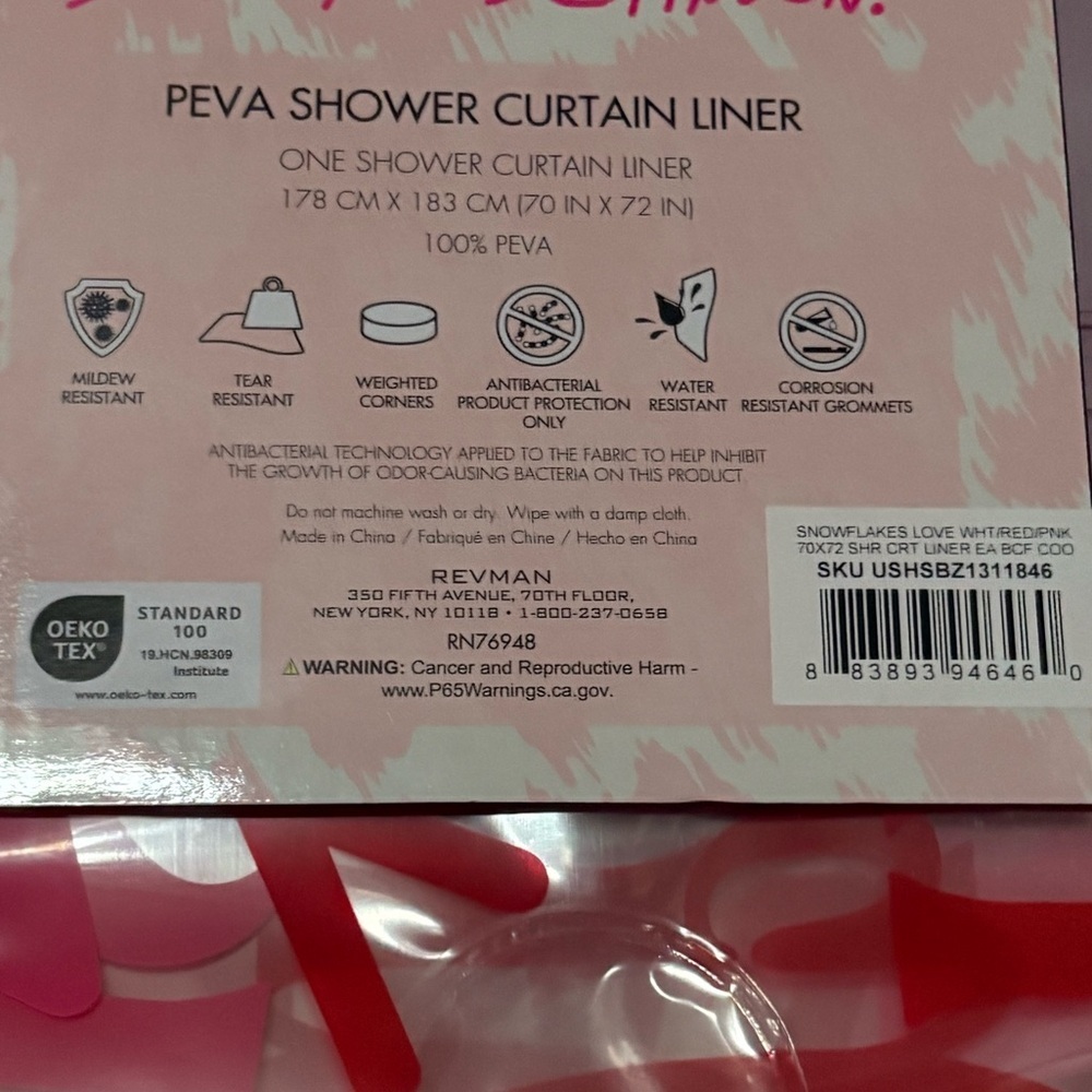 Peva Shower Liner - Picture 2 of 3